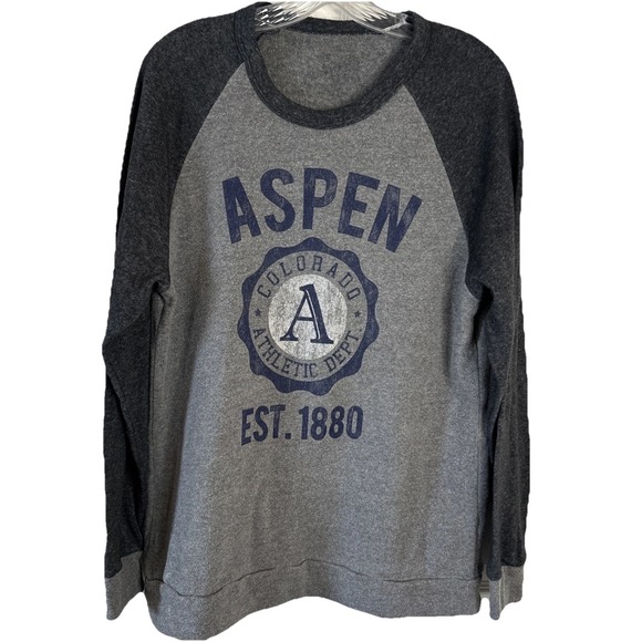 The Unbranded Brand Tops - Aspen Colorado Athletic Dept‎ EST. 1880 Sweatshirt Large